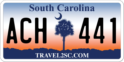 SC license plate ACH441