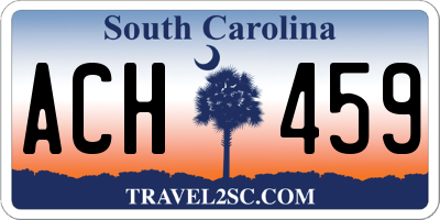 SC license plate ACH459