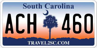 SC license plate ACH460
