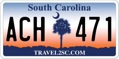 SC license plate ACH471