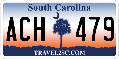 SC license plate ACH479
