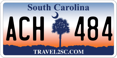 SC license plate ACH484