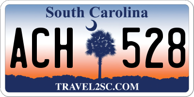 SC license plate ACH528