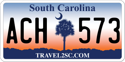 SC license plate ACH573