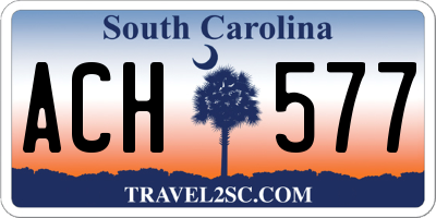 SC license plate ACH577