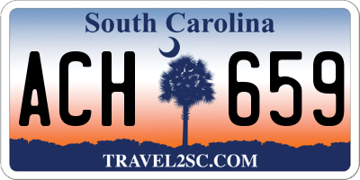 SC license plate ACH659