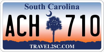 SC license plate ACH710