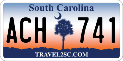 SC license plate ACH741