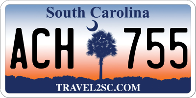 SC license plate ACH755