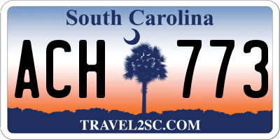 SC license plate ACH773