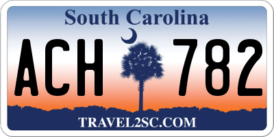 SC license plate ACH782