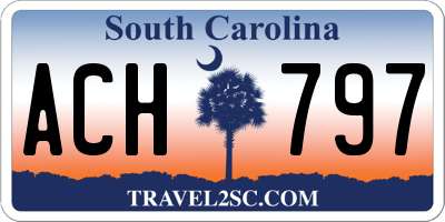 SC license plate ACH797