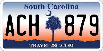 SC license plate ACH879