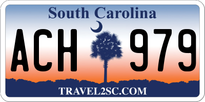 SC license plate ACH979