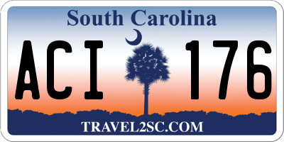 SC license plate ACI176