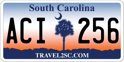 SC license plate ACI256
