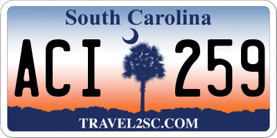 SC license plate ACI259