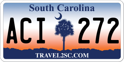 SC license plate ACI272