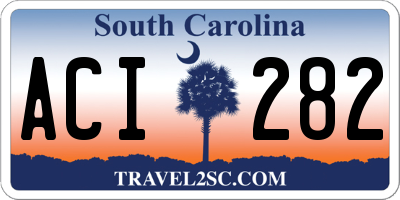 SC license plate ACI282