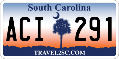 SC license plate ACI291