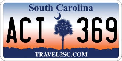 SC license plate ACI369