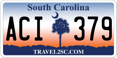 SC license plate ACI379