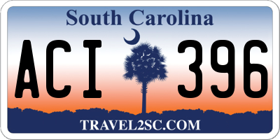 SC license plate ACI396