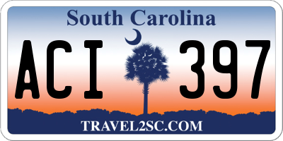 SC license plate ACI397