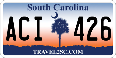 SC license plate ACI426