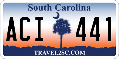 SC license plate ACI441