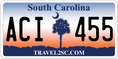 SC license plate ACI455