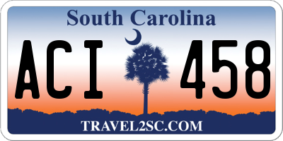 SC license plate ACI458