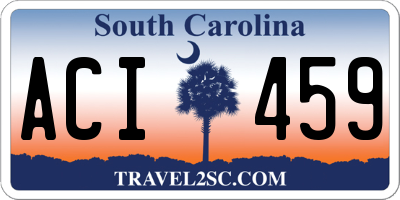 SC license plate ACI459