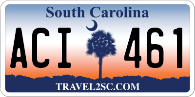 SC license plate ACI461