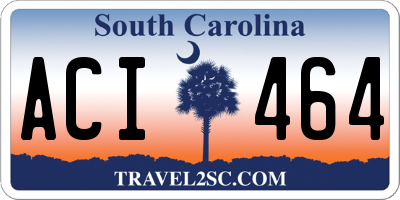 SC license plate ACI464