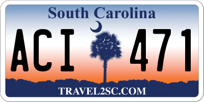SC license plate ACI471