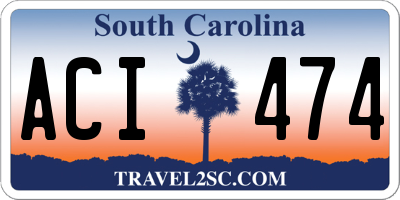 SC license plate ACI474