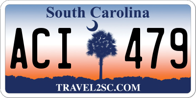 SC license plate ACI479