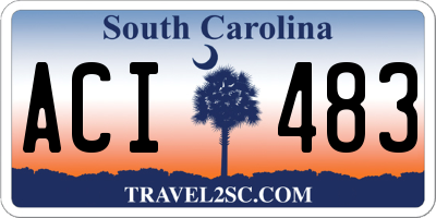 SC license plate ACI483
