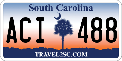 SC license plate ACI488