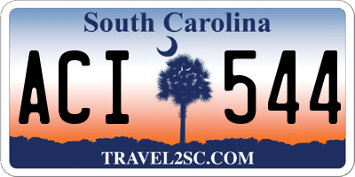 SC license plate ACI544