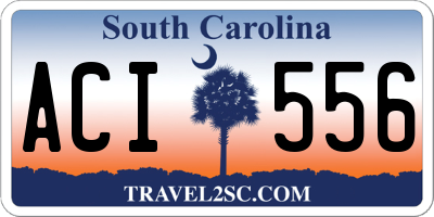 SC license plate ACI556