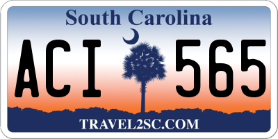SC license plate ACI565