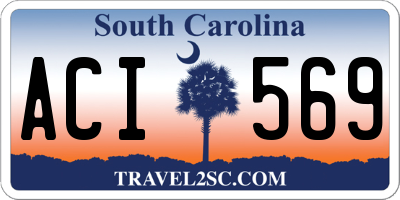 SC license plate ACI569