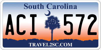 SC license plate ACI572