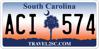 SC license plate ACI574