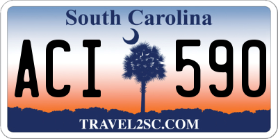 SC license plate ACI590