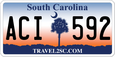 SC license plate ACI592