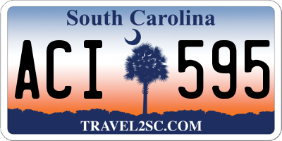 SC license plate ACI595
