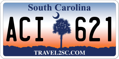 SC license plate ACI621